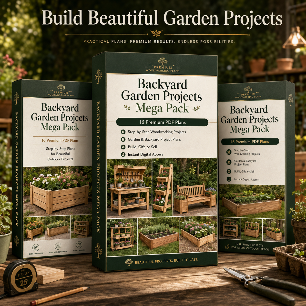🪵Backyard Garden Projects Mega Pack