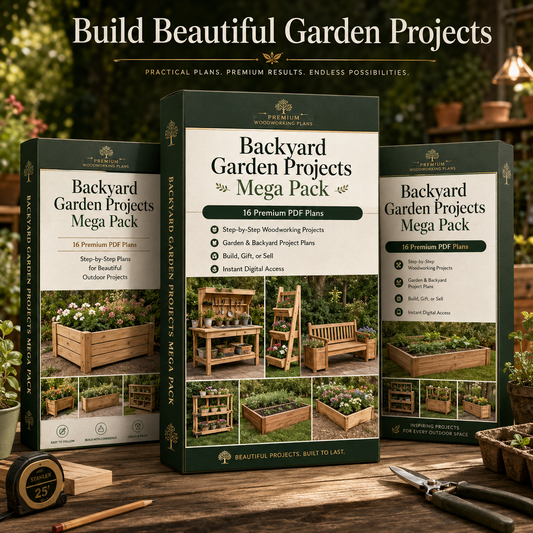 🪵Backyard Garden Projects Mega Pack